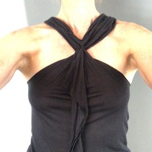 BCBG Black jersey top